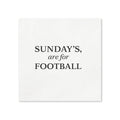 Sunday's Are For Football Cocktail Napkins, 50-Pack, 3-ply, Game Day Party Napkins