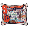 Syracuse University Collegiate Embroidered Pillow