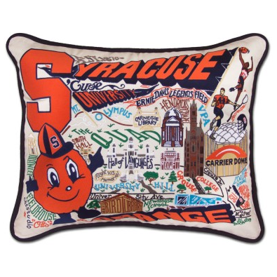 Syracuse University Collegiate Embroidered Pillow