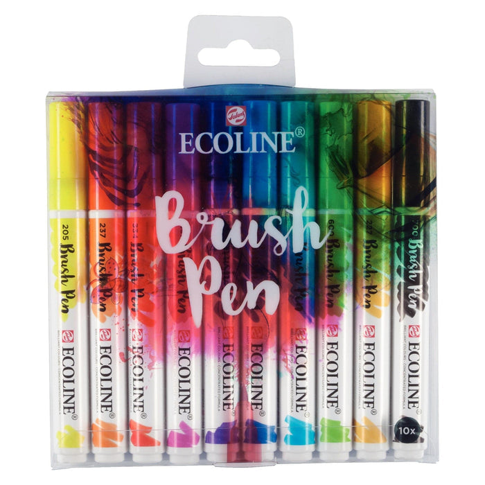 Talens Ecoline Brushpen, Set of 10 - The Journal Shop
