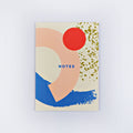 The Completist Memphis Brush A5 Lay Flat Notebook - The Journal Shop