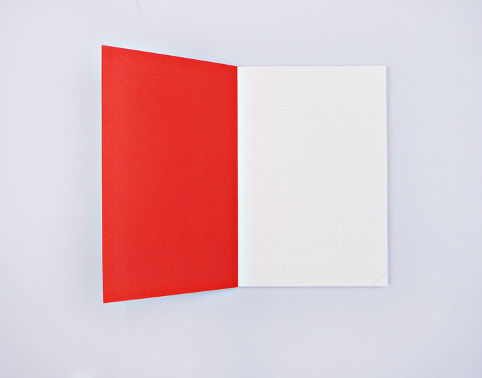 The Completist Memphis Brush A5 Lay Flat Notebook - The Journal Shop