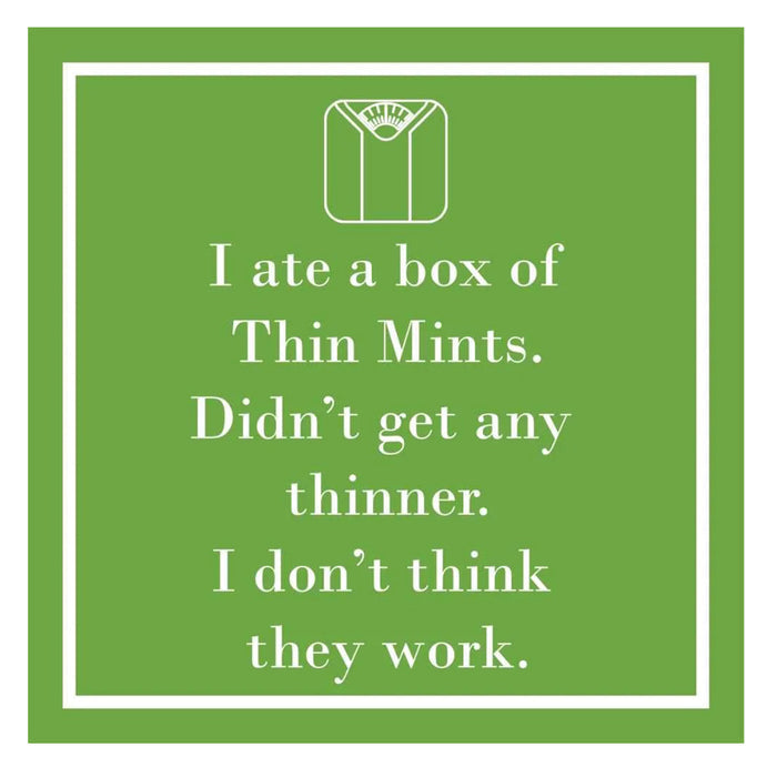 Thin Mints Cocktail Napkins