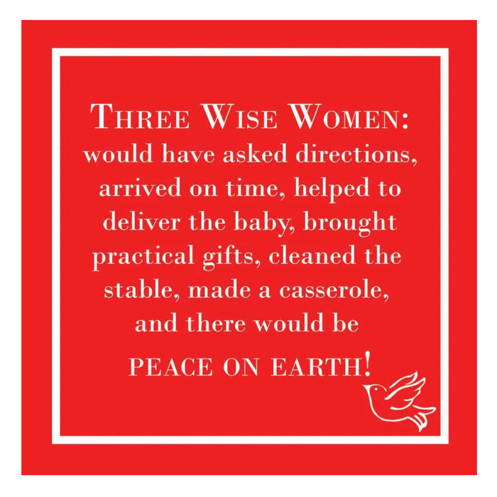 Three Wise Women Cocktail Napkins