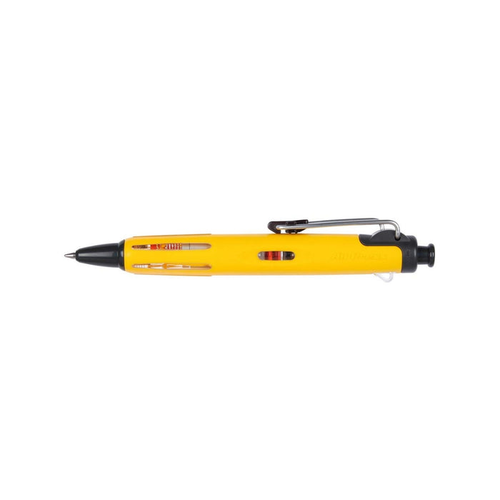 Tombow AirPress Oil Ballpoint Pen – Yellow, shown from another angle.