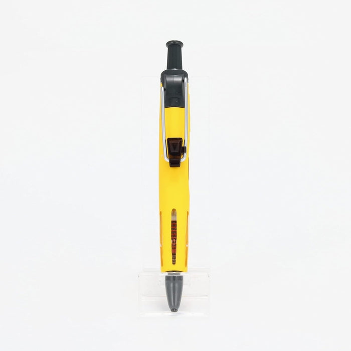 Tombow AirPress Oil Ballpoint Pen – Yellow, detail view of the design.
