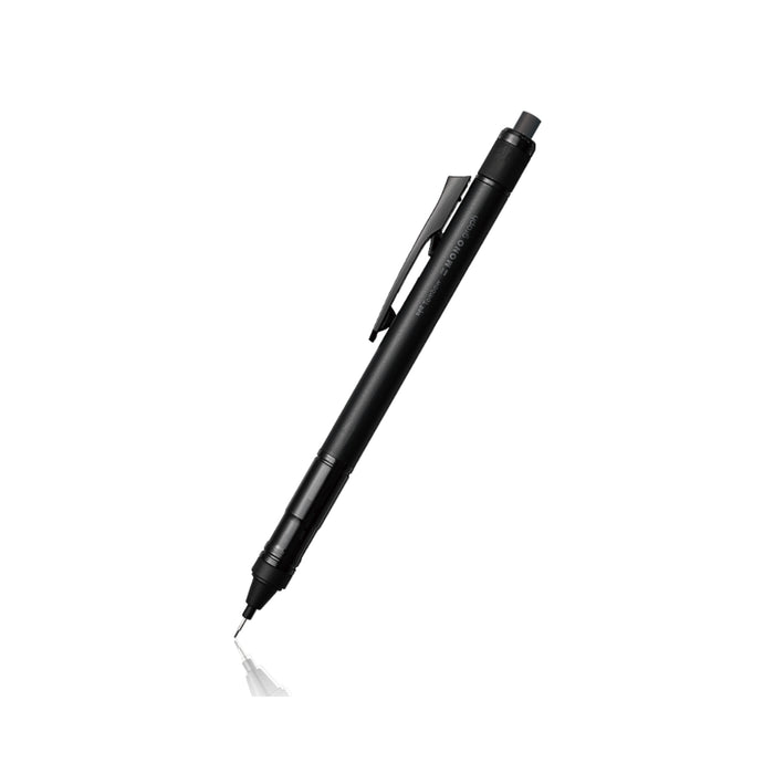 The Journal Shop - Single black Tombow MONO Graph Black Edition mechanical pencil shown diagonally on a white background.