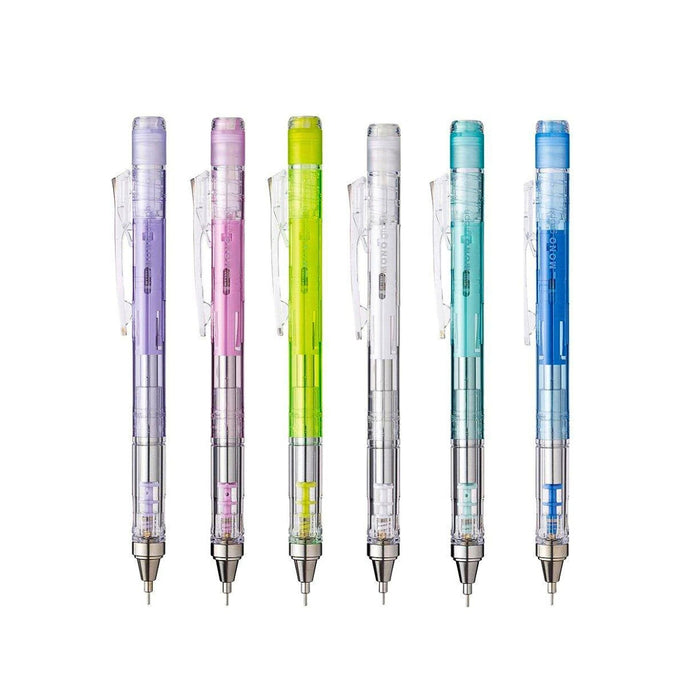 0.5mm - Full range of Tombow MONO Graph mechanical pencils in soft pastel shades.