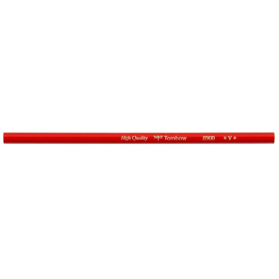 Tombow VP Vermillion Red Lead – Box of 12, shown with its details.