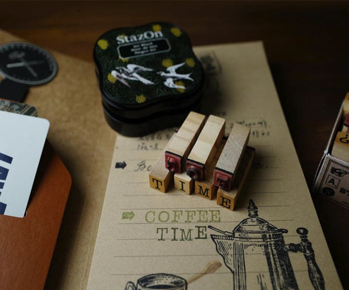 Tools to Live By - Capital Letters Alphabet Stamp Set - The Journal Shop