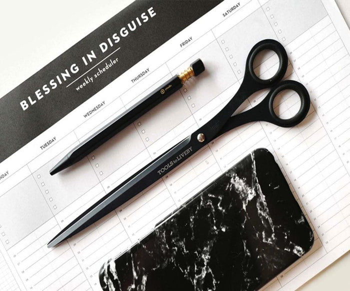 Tools to Live By -- Scissors 9" -- Black - The Journal Shop