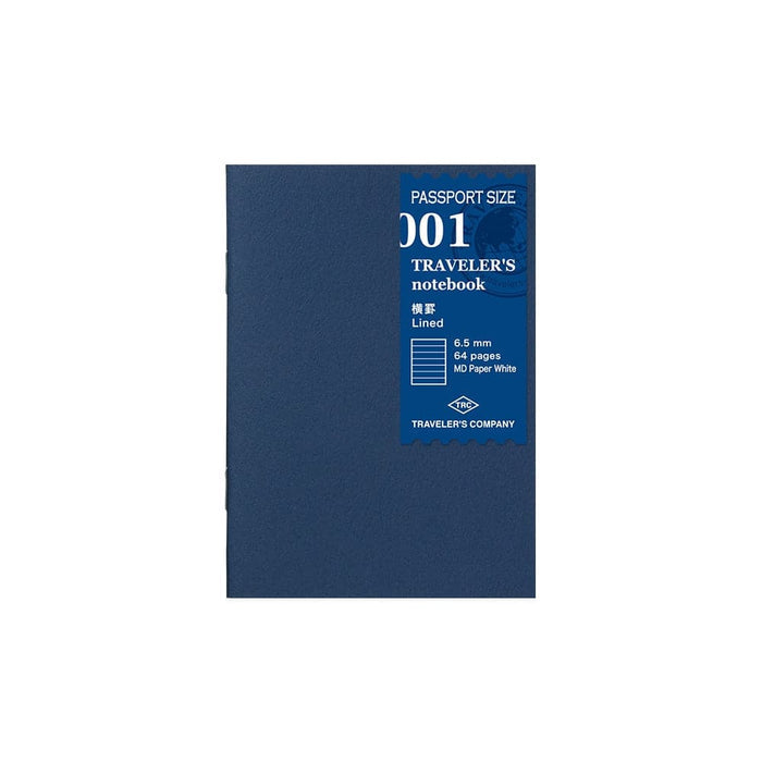 TRAVELER'S Passport Notebook Refill 001 : Lined MD Paper - The Journal Shop