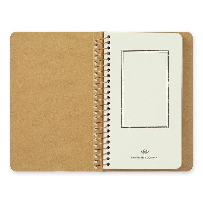 Traveler's Company Spiral Ring Notebook A6 Slim DW Kraft - The Journal Shop