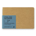 Traveler's Company Spiral Ring Notebook B6 Slim - Watercolour Paper - The Journal Shop