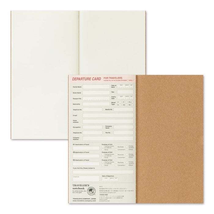 Traveler's Notebook 2026 Monthly Diary Refill – Regular Size, shown in full.