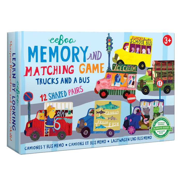 Trucks and a Bus Matching Game