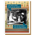 Two Empty Glasses Card