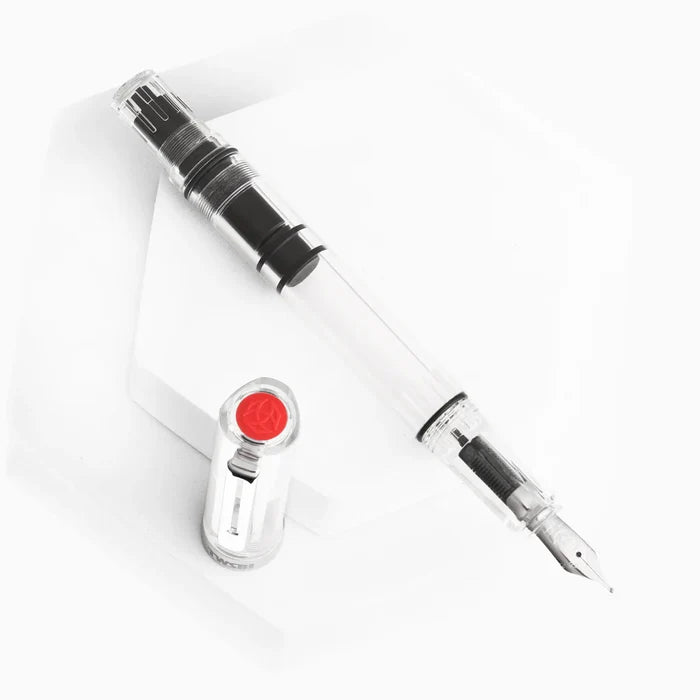 TWSBI ECO T Fountain Pen, shown with its details.