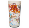 University of Minnesota Collegiate Frosted Glass Tumbler