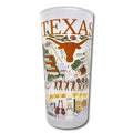 University of Texas Collegiate Frosted Glass Tumbler