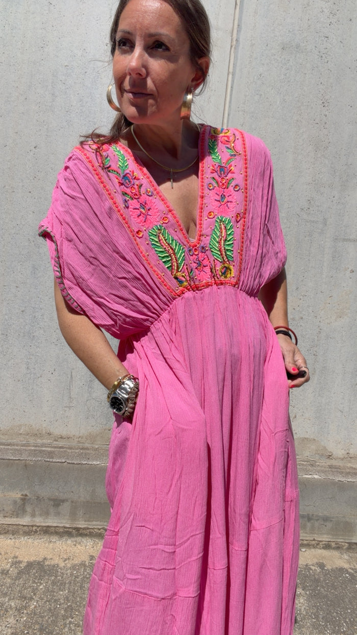 Vestido “pink ladies”