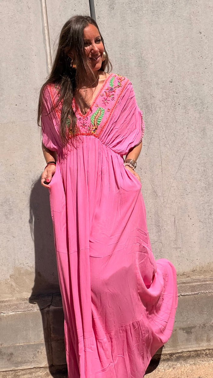 Vestido “pink ladies”
