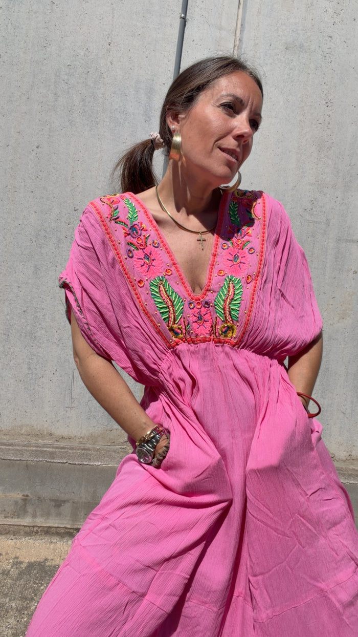 Vestido “pink ladies”
