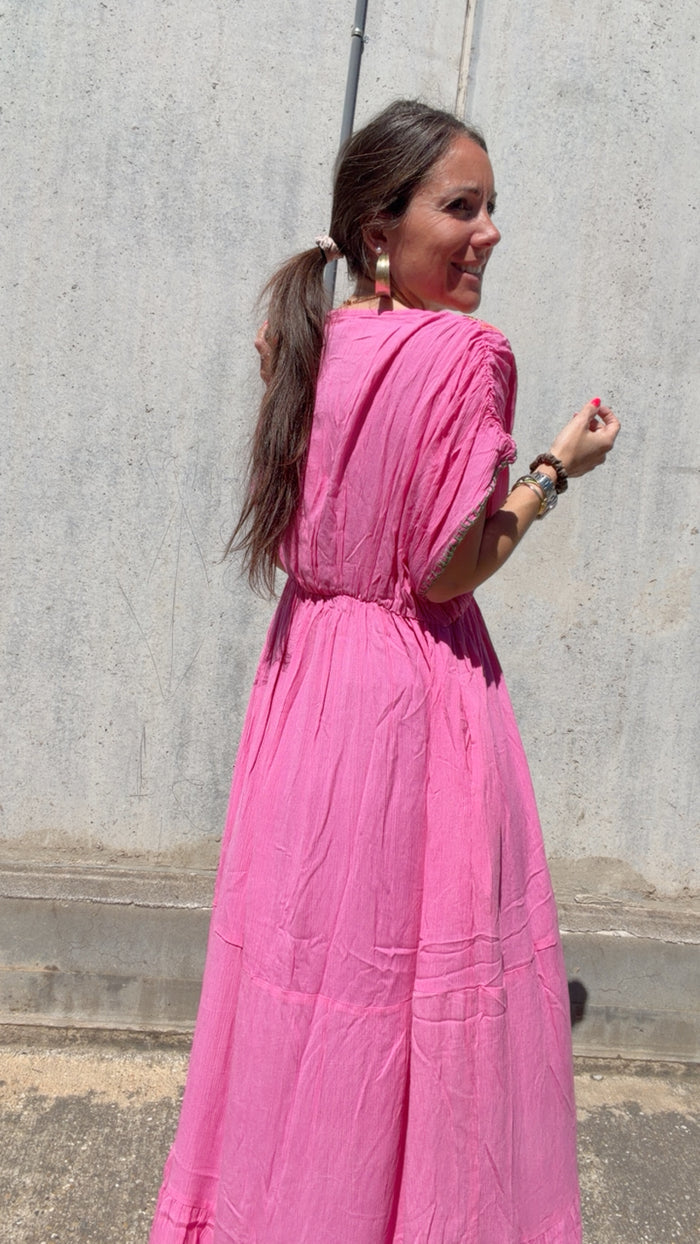 Vestido “pink ladies”
