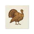 Vintage Turkey Thanksgiving Cocktail Napkins, 50-Pack, 3-ply, Classic Party Napkins