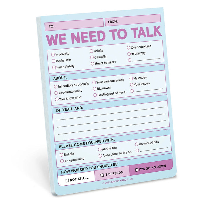 We Need to Talk Nifty Notes