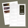 6 Rectangles - Wearingeul Impression Colour Swatch Paper A5 shown in packaging.