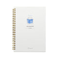 Wearingeul Ink Colour Swatch Book A5 with spiral binding and minimalist cover design.