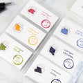 Wearingeul ink transparent card binder holding ink swatch cards.
