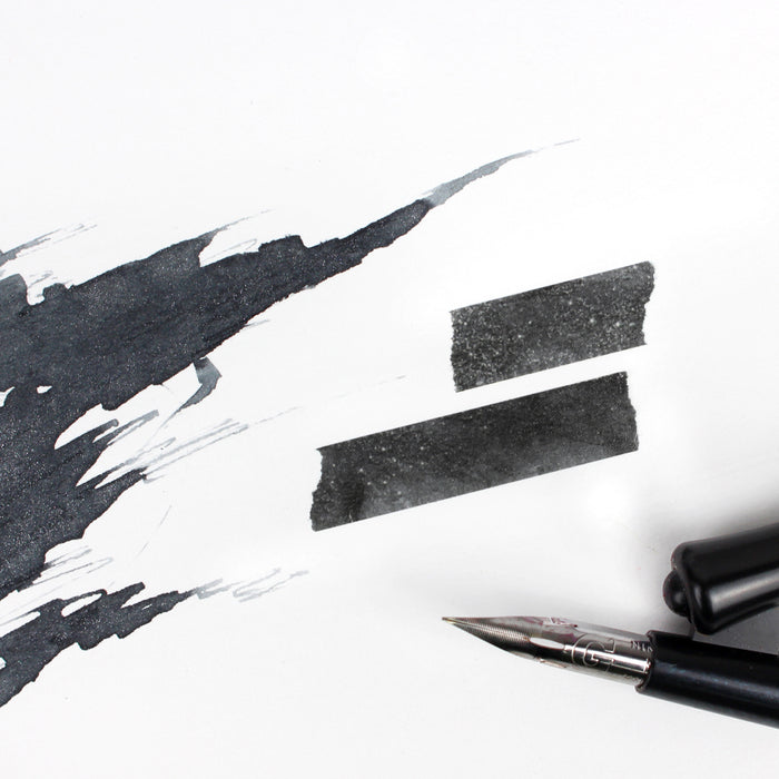 Wearingeul Korean Literature ink masking tape inspired by brush stroke textures.