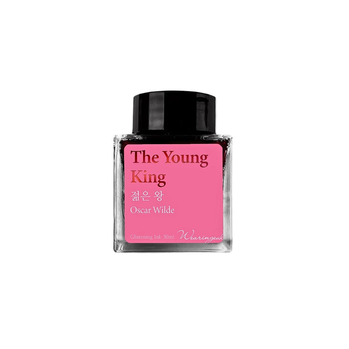 Wearingeul Oscar Wilde fountain pen ink bottle 30ml in vivid pink tone.