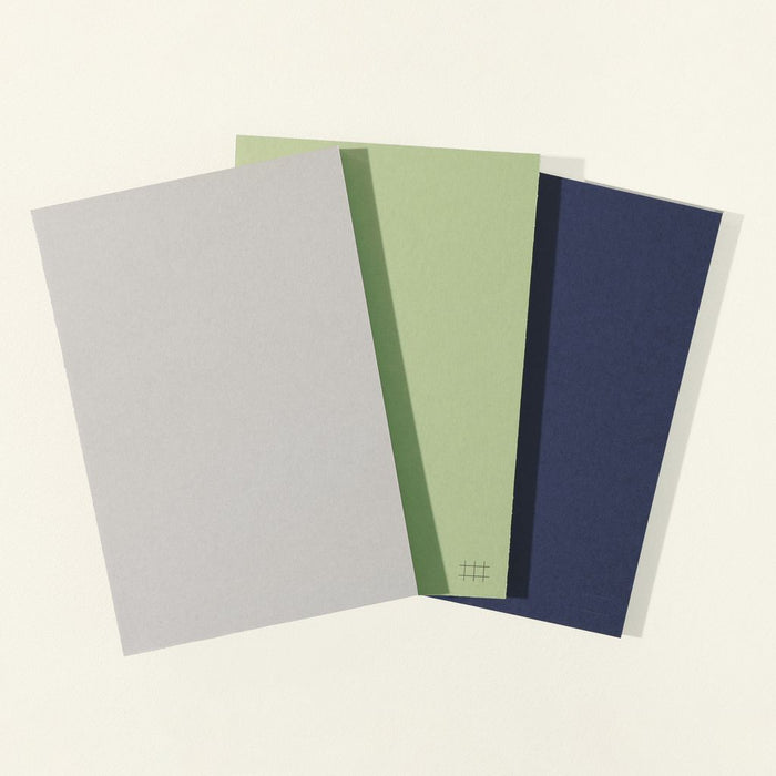 Assorted Wearingeul Reservoir Thread notebooks in B6 size with neutral toned covers.