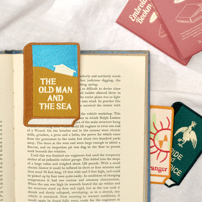 Wearingeul World Literature embroidery bookmark featuring a classic novel design.