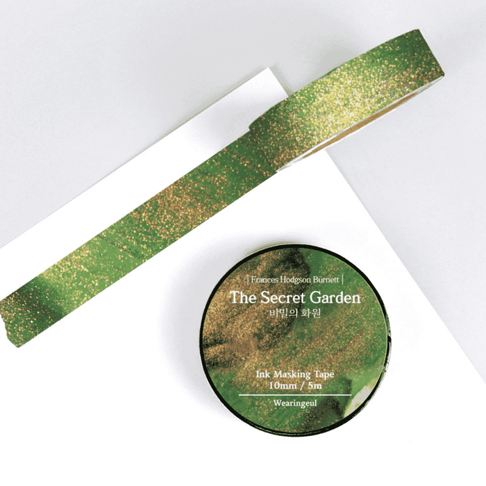 Wearingeul World Literature Ink Masking Tape, shown from another angle.