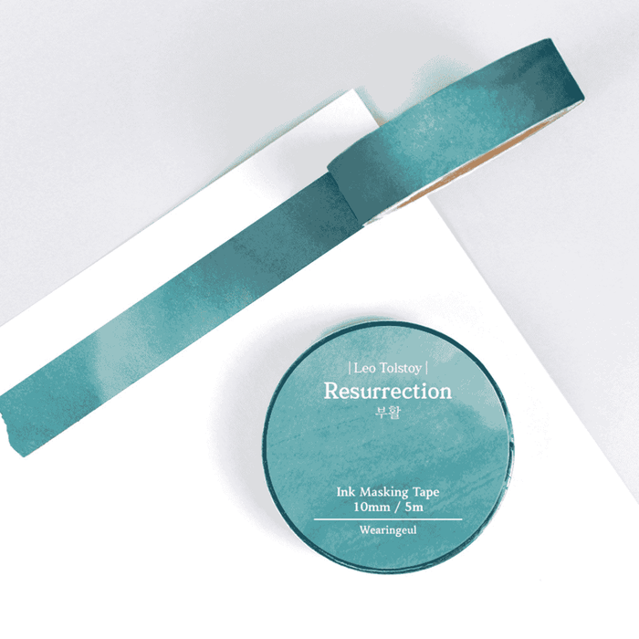 Wearingeul World Literature Ink Masking Tape, shown in full.