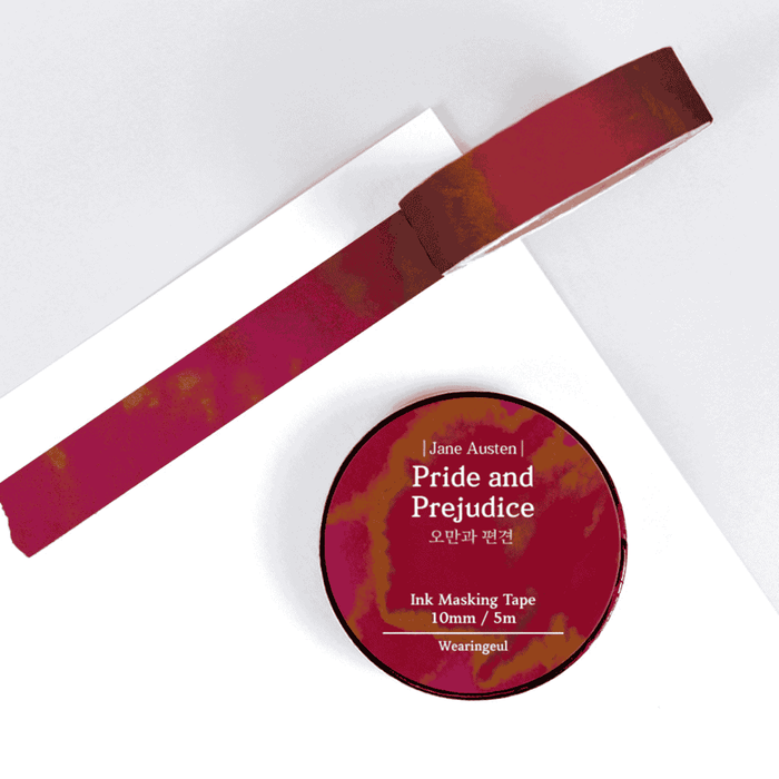 Wearingeul World Literature Ink Masking Tape, alternate angle.