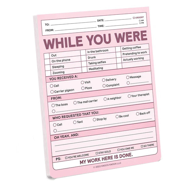 While You Were Nifty Notes