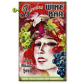 Wine Lady Custom Sign