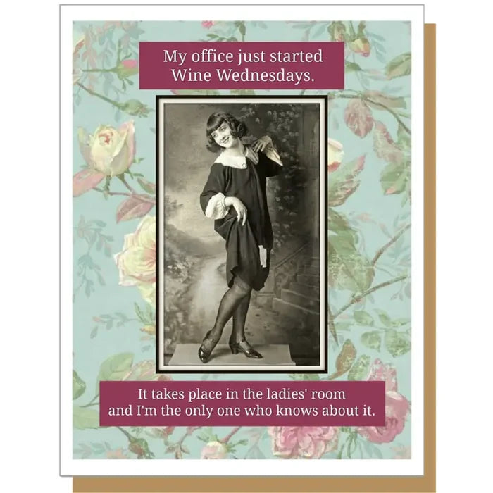 Wine Wednesdays Card