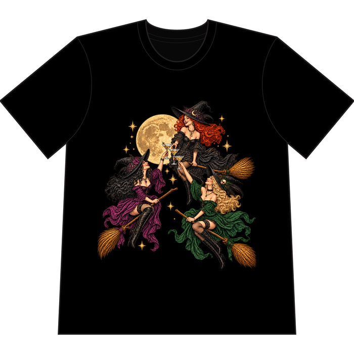 Witches' Night Out Tee Heavyweight Vintage Graphic T-Shirt