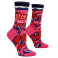 Women's Crew Socks - Dear Wine, Yes