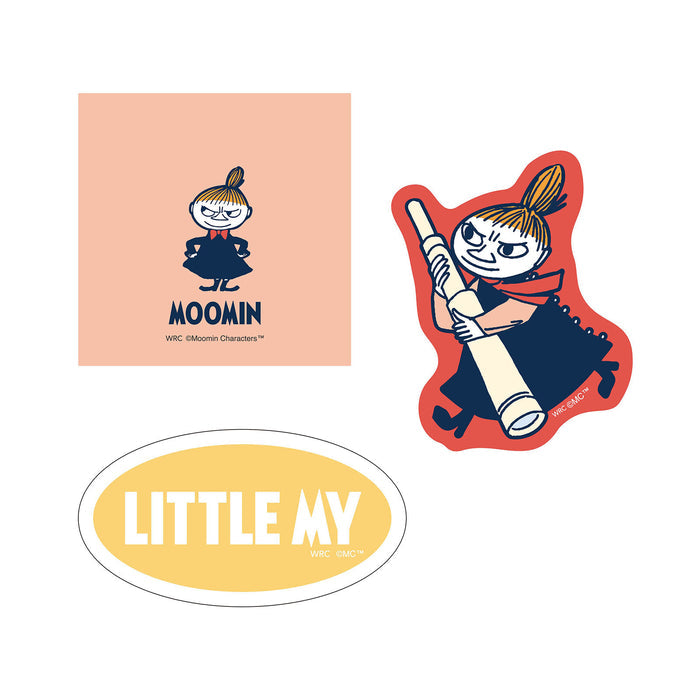 Die-cut Little My character stickers from the World Craft Moomin sticker collection.