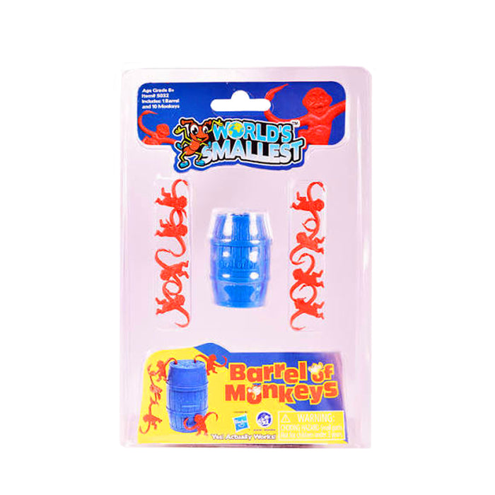 World's Smallest Barrel of Monkeys
