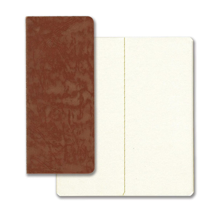 Yamamoto Paper Texture Series RO-BIKI Notebook – Edo-Cha, shown from another angle.