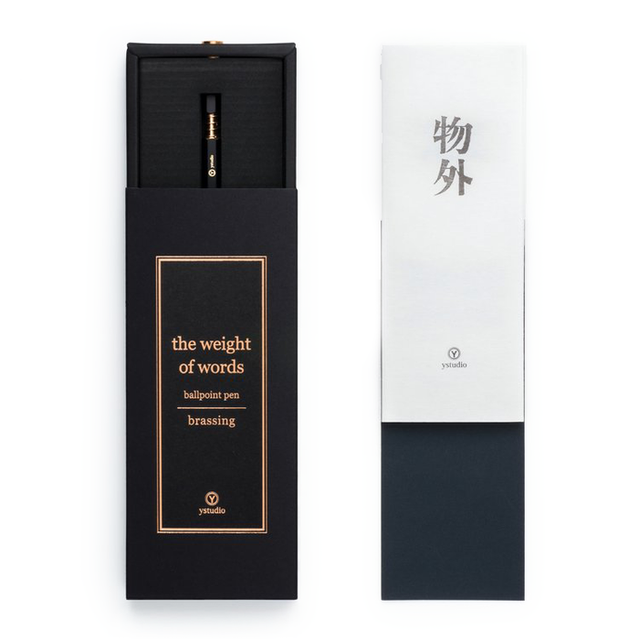 ystudio Ballpoint Pen - Black - The Journal Shop