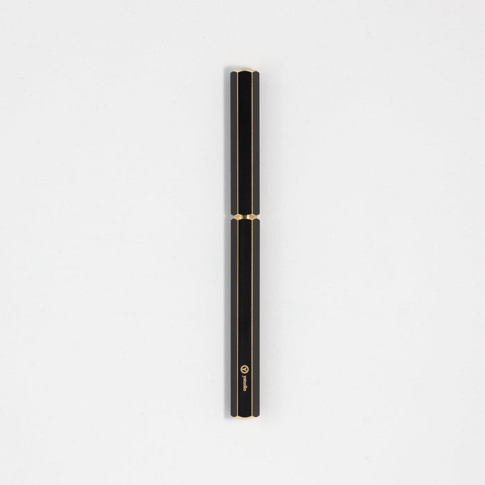 ystudio Brassing - Rollerball Pen (Black) - The Journal Shop